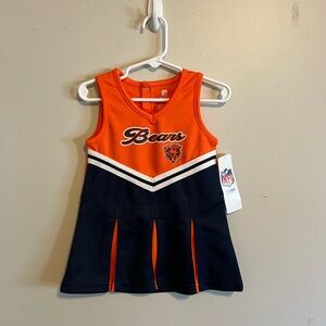 NFL | Dresses | Nfl Team Apparel Chicago Bears Cheerleader Dress Orange And  Navy | Poshmark